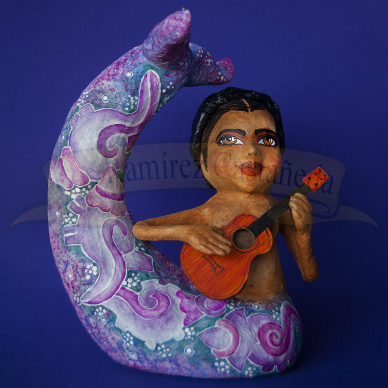 sirena con guitarra